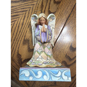 Heartwood Creek Jim Shore "He's Always Listening" Praying Angel 2008 #4013492